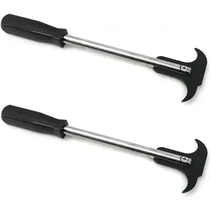 Oil Seal Disassembly Wrench Puller, Seal Puller Tool with Dual Hook Tips Remove Oil and Grease Seals, Car Repair Tool, Oil Seal Disassembly Tools for Car SUV and Light Truck (2PCS Black) kit military tactical pen cleaning window auxiliary us made knife