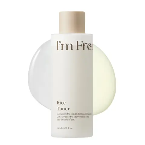 I'm From Rice Toner - Unscented Unisex Korean Skincare Milky Bottle Toner, 5.07 fl.oz, Rice Extract, Butylene Glycol, Adenosine, Glycerin, Moisturize-Hydrate, Even Out Skin Tone & Texture, Lightweight Daily, 24-Month Shelf Life, for Dry & Sensitive Adults