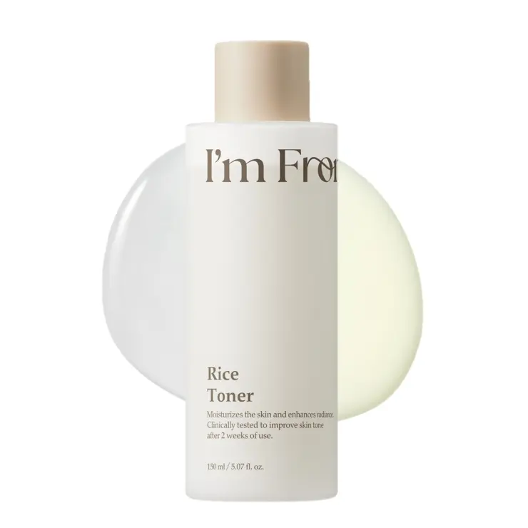 I'm From Rice Toner, Hydrating Korean Face Moisturizer with Rice Extract for Glass Skin, for All, Dry & Sensitive Skin Types, Lightweight Liquid, 5.07 fl.oz, Daily, All Skin