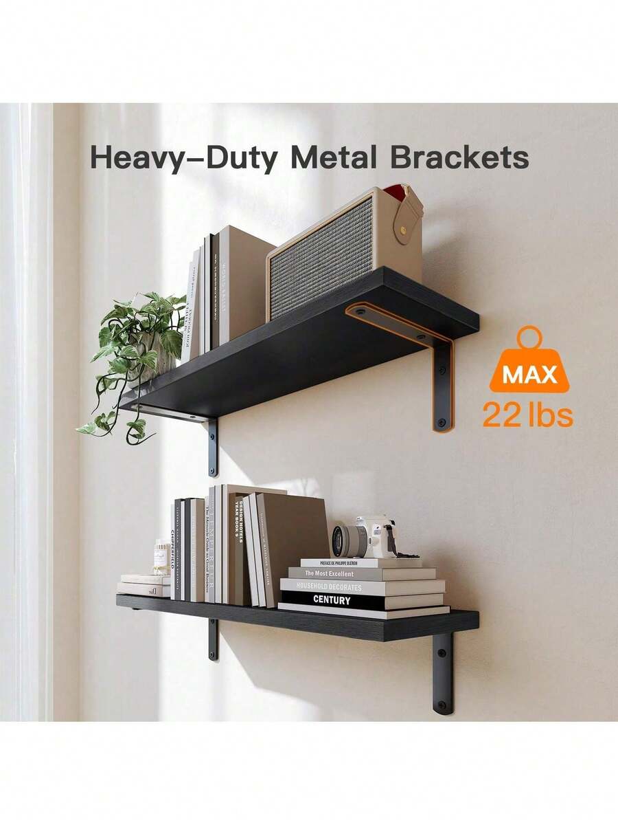 Bathroom Floating Shelves For Wall Mounted Shelf Over Toilet Farmhouse Home Decor Display Shelving Small 16 Inch.