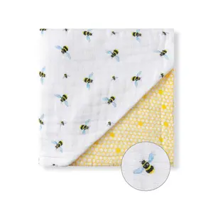 Organic Snug Blanket - Bees