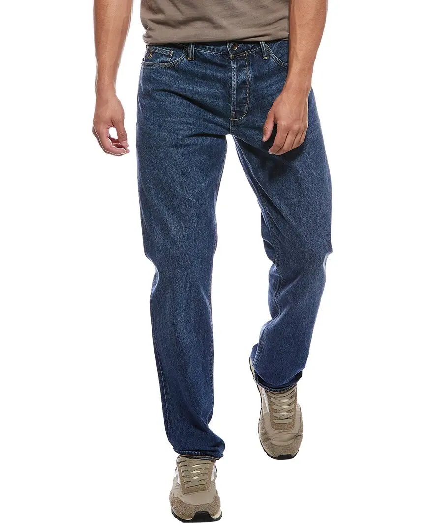 Todd Snyder Straight Fit Selvedge Mid Indigo Jean