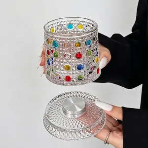 Luxury 360° Spinning Crystal Glass Tumbler  Cup with Star Diamond Hand-Painted Embossed Rotating Whiskey GlassTumbler with Presglowing sure Relief Function European Design for Scotch Bourbon Cocktails Ideal Gift for Home Bars  Drinkware Bottles Mug