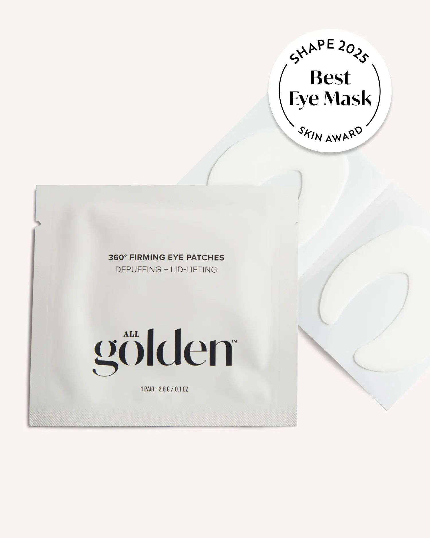 All Golden 360° Firming Eye Patches | Under Eye Depuffing + Lid Lifting | 3 Pairs