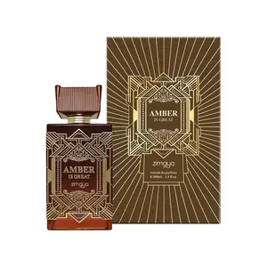 Zimaya Amber Is Great Eau de Parfum Spray, 3.4 Ounce Perfume Fragrance for Men and Women