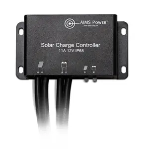 Aim Solar Charge Controller Waterproof 11 Amps with Cables
