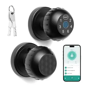 Viladepot Smart Lock Fingerprint Door Lock App Control Passcode Unlock Electronic Touchscreen Keypad Indoor adapt handle Multi-Function