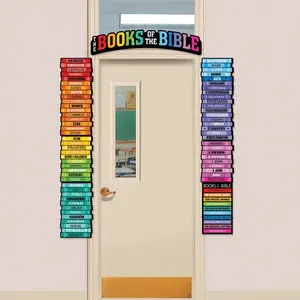 36" x 59" Bible Timeline Classroom Cardstock Door Border - 8 Pc.