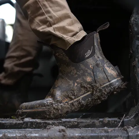 Men's Rugged Heavy Duty Camouflage Waterproof Wet-proof Insulated Boots - All-Seasons Design, Adjustable Fit & Cushioned Support, Breathable Insulation, Lightweight Build, Reinforced Toe-Heel