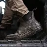Men's Rugged Heavy Duty Camouflage Waterproof Wet-proof Insulated Boots - All-Seasons Design, Adjustable Fit & Cushioned Support, Breathable Insulation, Lightweight Build, Reinforced Toe-Heel
