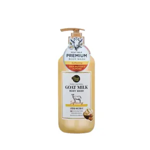Shower Mate Goat Milk Body Wash with Shea Butter & Almond for Softening and Nourishing Skin
