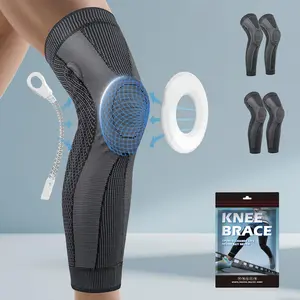 GOUNOD Non-slip Compression Knee Sleeves for Workout, Volleyball, Runner, Gym, Basketball, Flytex Full Leg Compression Knee Brace for Pain Relief with Strap #cozyvibes Athletic Gear #Summervibes