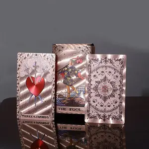 New Pink Rider-Waite Tarot 4-Piece Set | Guidebook + Tarot Cloth + Gift Box
