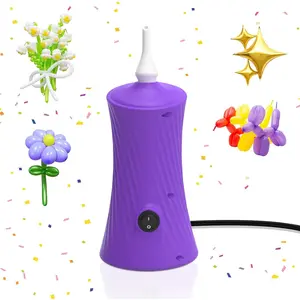 206 Balloon Pump Electric Air Pump for Long Balloon Inflator Blower for Foil Twisty  Balloons for Birthday Party Celebration Balloons Decorations