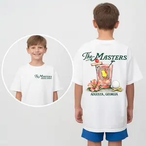 Masters Augusta National Golf Course 2026 Youth T-Shirt, Masters Merchandise 2026, Golf Tourament Tee, The Masters 2026 Shirt, Full Size, Full Color