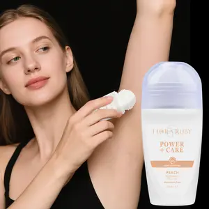 Flora Ruby Roll-On Deodorant Antiperspirant, 50ML Unisex Long-Lasting Fresh Scent, 48 Hours Protection, Sweat Control Body Care