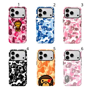 Bape Protective Camo Streetwear Phone CaseSuitable for iPhone 17/16/15/14/13/12/11 ProMax/Plus