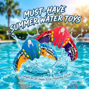 Water Powered Stingray Gliding Toy, No Battery Swimming Pool & Bath Toy for Kids Summer Water Play Ages 3+
