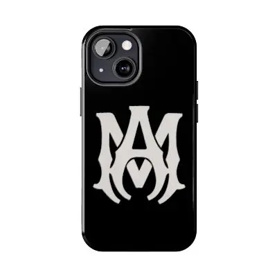 Colorful AMIRI Logo Impact-Resistant Phone Case - Luxury Design
