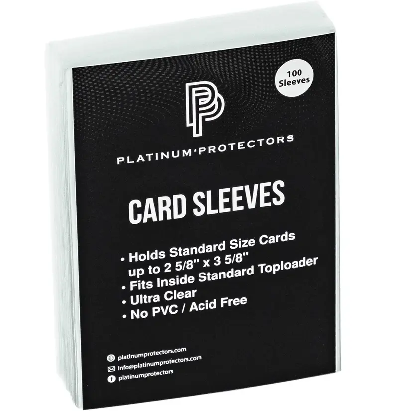 ultra pro 2.5x3.5 trading card penny sleeves Amazon.com: Ultra Pro 100 Pcs Soft Card Sleeves, 2 5/8 x 3 5/8-Inches Pack  of 1 (Package may vary) : Toys & Games main image 1