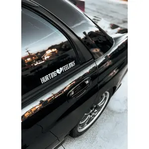 HURTING FEELINGS DECAL Original Design Windshield Sticker HURTING FEELINGS DECAL Original Design Windshield Sticker