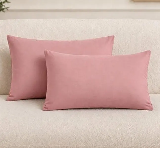 HTA Microfiber Pillowcases - 2-Pack, Multi-Sizes, Smooth, Ultra-Soft, Envelope Closure, Machine Washable, Durable, Modern Solid Bedroom Bedding for Everyday Use