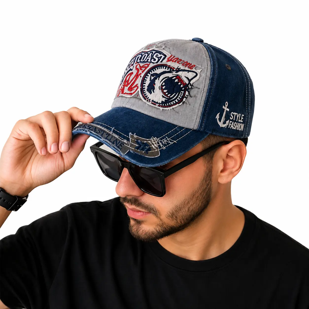 Casual, All-Match Fashionable Denim Cap