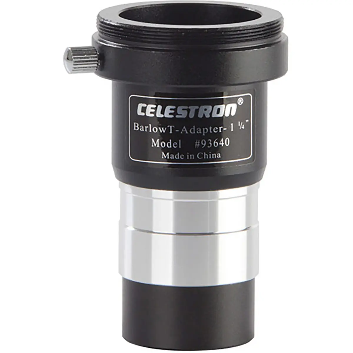 Celestron Universal 1.25" T-Adapter with 2x Barlow Lens, Camera Accessories for Telescopes Equipment