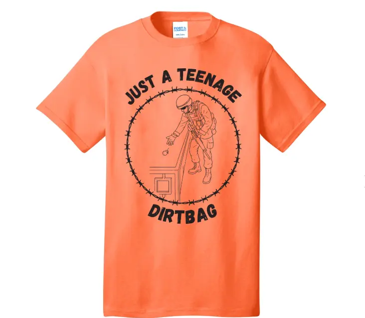 Teenage Dirtbag Military & Construction Morale Cotton T-Shirt