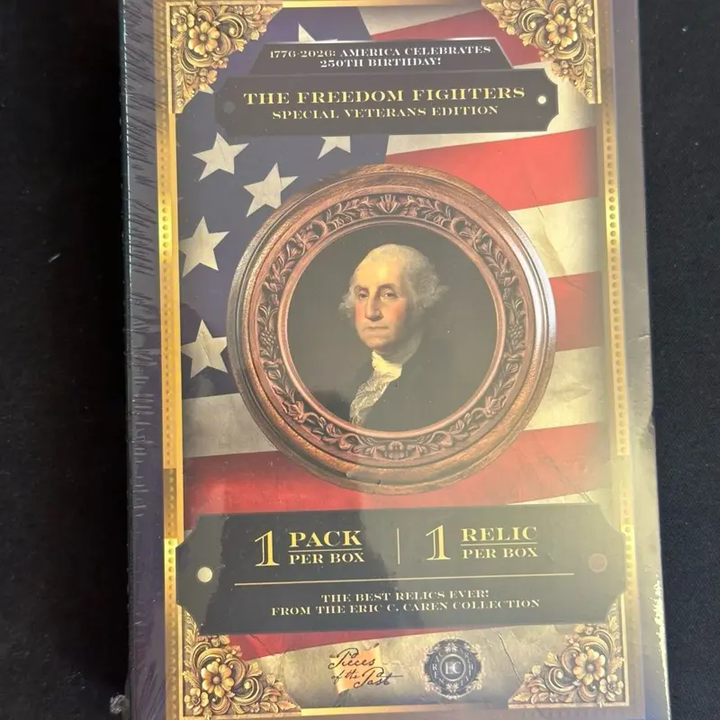 2025 Keepsake Pieces of the Past 1776: The Freedom Fighters Veterans Edition Hobby Box