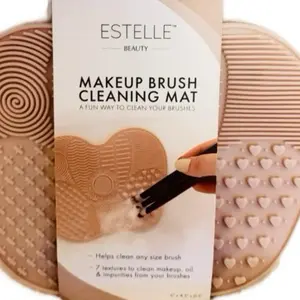 Brush Cleaning Mat - 7 Features for Cleaning Makeup, Oil & Imperfections from Your Brushes Cosmetic Cleansing