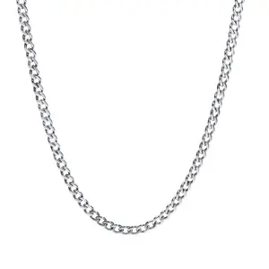 3mm Classic Curb Chain Necklace
