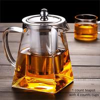 32oz/950ml Tea Pot*1 & Cup*4