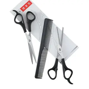 Professional Haircutting Scissors and Comb Set Hair Cutting and Thinning Scissors and Hairstyling Tools for Barbers