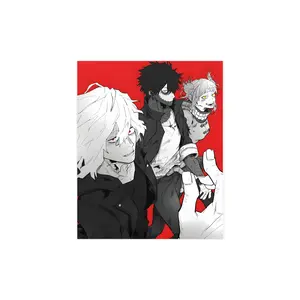 MHA Shigaraki Toga Dabi League of Villains Art Print Artistic Wall Poster, Aesthetic Home Decor, Unique Gift for Art Lovers, Vertical and Horizontal Designs, Floral Poster for Every Occasion Matte Photo