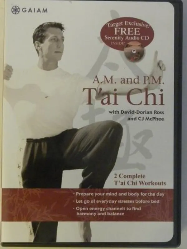 USED Book - A.M and P.M T'ai Chi with David-Dorian Ross and CJ McPhee (Unknown)