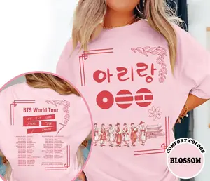 World Tour 2026 Shirt, Kpop Concert Merch Graphic
