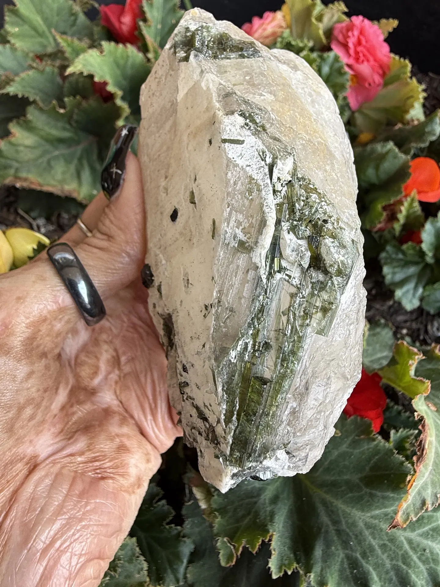 Green Tourmaline Raw Specimen