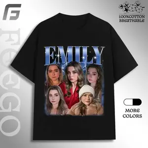 Feego Custom Bootleg Rap  Shirt Unisex Vintage  T-Shirt for Boyfriend Girlfriend Personalized Streetwear Crewneck Cotton Soft Breathable Classic Fit Casual Tropical Summer Top Menswear Customized - Shortsleeve y2k  outfits  men women's  graphic  tees chri