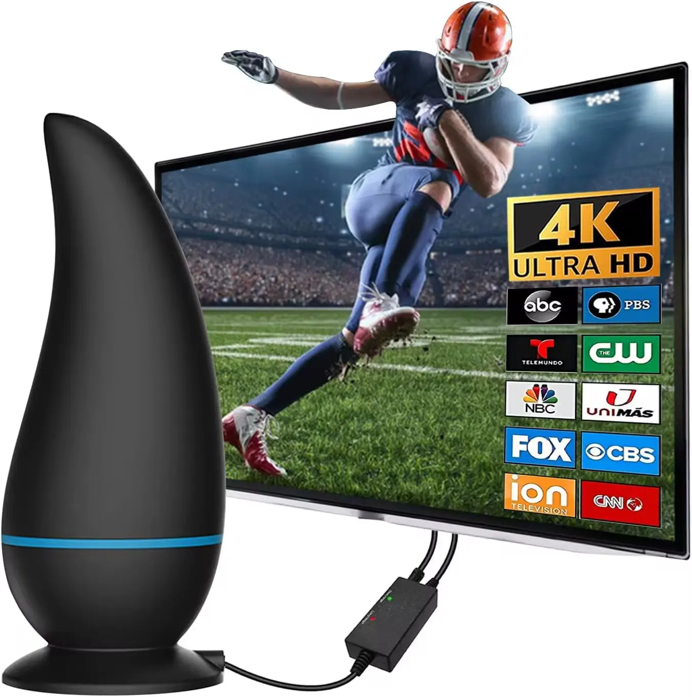 Long Range Indoor Smart TV Antenna 2025.