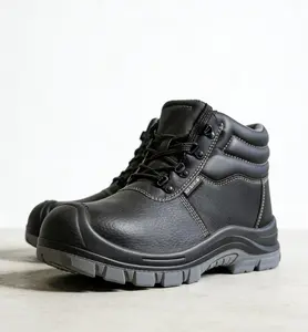 Safety Work Shoes, Stylish High-Top Design, Impact & Puncture Resistant — Essential for Construction Sites, Factories, and Home Labor