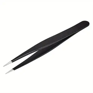 Professional Stainless Steel Eyebrow Tweezers for Facial Hair Removal, Precision Tool for Ingrown Hairs and Blackhead Extraction