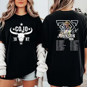 Cody Johnson Live 2026 T Shirt, Country Music Concert Tee, Vintage Graphic Shirt, Fan Gift, Unisex Casual Streetwear Top
