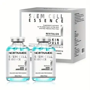 Facial Stem Cell Serum, Micro Needle Essence, Tightening Facial Serum, Ampoule Facial Serum, Youthful Skin, Use with Microneedle or Alone