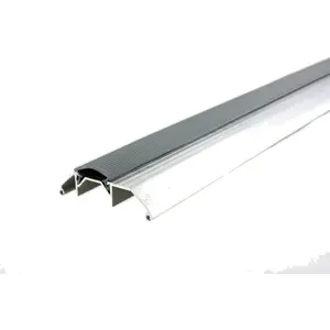 43826 1-1/2 in. x 3/4 in. x 72 in. Gray Vinyl Replacement Insert for Heavy Duty Thresholds