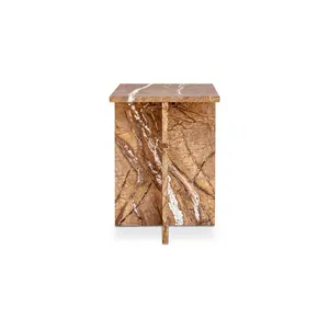 Blair Accent Table Golden Forest Marble