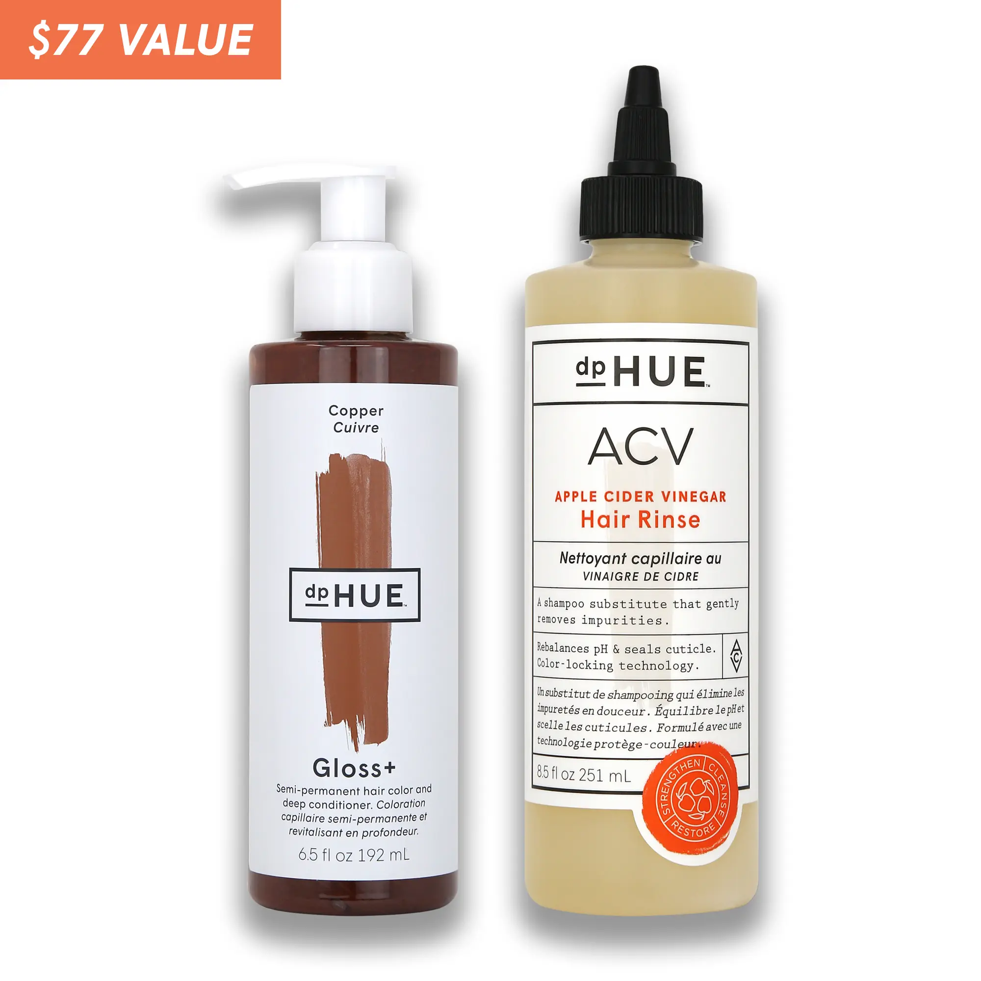 dpHUE Gloss+ & ACV Rinse Bundle dpHUE Gloss+ & ACV Rinse Bundle