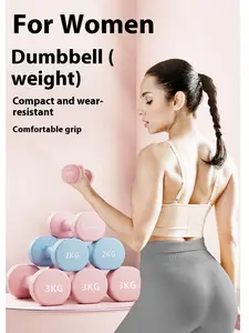 "Ergonomic Women's Dumbbells - Solid Cast Iron, Eco-Friendly Grip for Home Fitness"