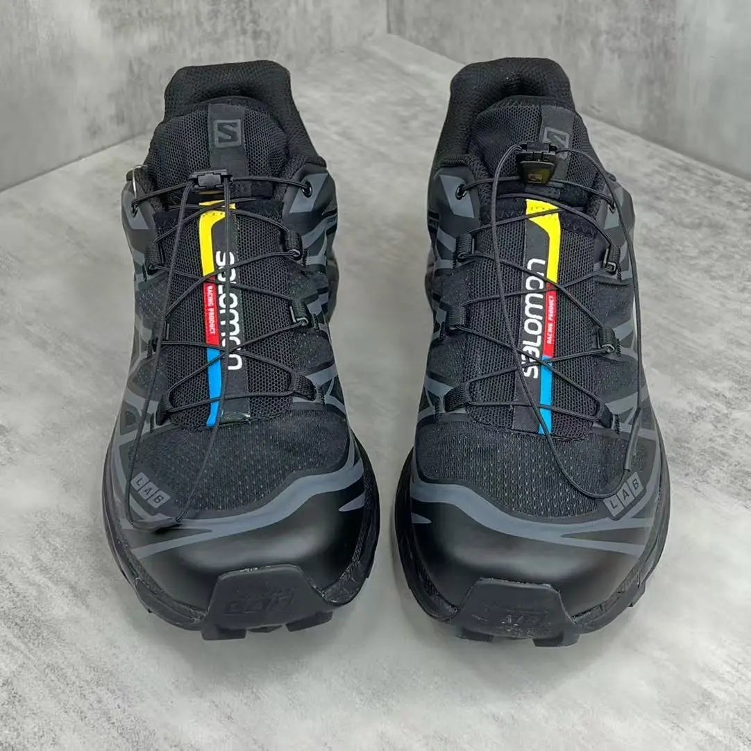 Salomon XT‑6 Unisex Fashion‑Forward Outdoor Sneakers, Abrasion‑Resistant Fabric Upper, Deep‑Groove Non‑Slip Outsole, Great for Urban Street‑Wear, Rocky Terrain Trekking, Short Hikes, Leisure Outings and Vacation