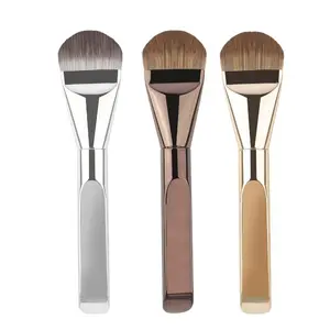 Ultra-Thin Foundation Brush Soft Bristles Makeup Brush Single Piece No-Residue Powder Brush for Flawless Application Makeup Blending Brush